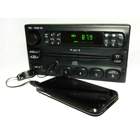 Tent For Ford Ranger Ford Ranger 2000-2003 AM FM CD Radio w Aux mp3 3.5mm iPod Input - YW7F-18C815-CA - Refurbished ()
