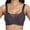 Black, variant on Shaoxi Bras for Women Supportive Wireless Push Up Bra Full Coverage No Underwire Seamless Plus Size for Older Women
