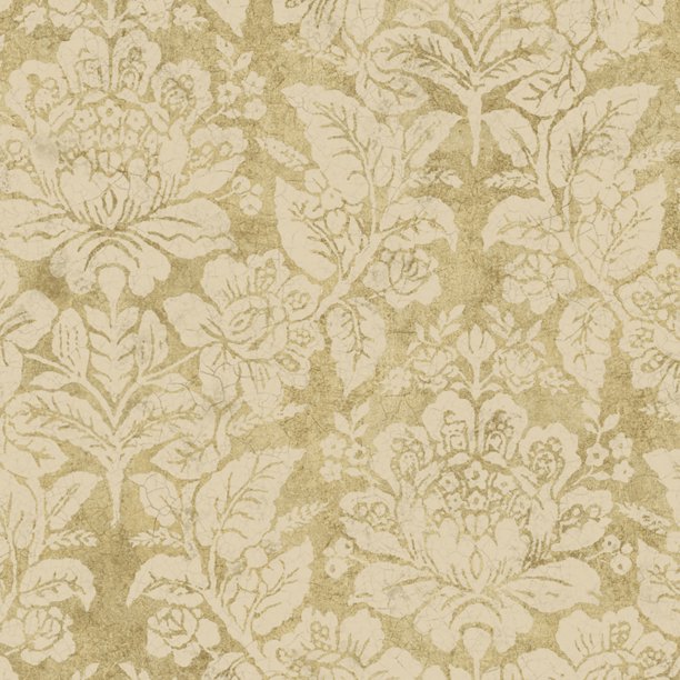 Chesapeake Bohemian Damask Cream Wallpaper