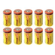 10x OmniCel ER26500 3.6V 8.5Ah Sz C Lithium Battery Tabs Tracking Backup AMR