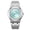 Silver+blue, variant on SKMEI Men Watch Quartz Mens Business Watch Luxury Easy to Read Date Waterproof Wrist Stainless Steel Watches for Men