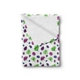 thumbnail image 2 of Floral Soft Flannel Fleece Blanket, Watercolor Painting Effect Withering Plucked Petals and Leaves on White Background, Cozy Plush for Indoor and Outdoor Use, 50" x 60", Multicolor, by Ambesonne, 2 of 5
