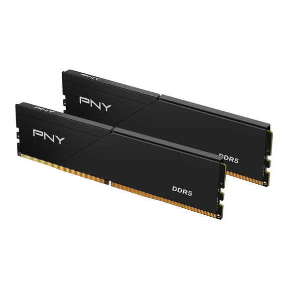 PNY Low Profile 32GB (2x16GB) DDR5 RAM 5600MHz (PC5-44800) - CL46, 1.1V - Desktop Memory Kit