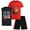 Red/Black Basketball, variant on Pro Athlete Boys Active Shorts Set - 3 Piece Graphic Tees Tank Tops and Basketball Shorts (8-16)