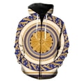 thumbnail image 1 of Sudadera con capucha y cremallera de lujo con estampado dorado para hombre, chaquetas de primavera con capucha, gran oferta 2024, sudaderas de moda urbana Harajuku, 1 of 6