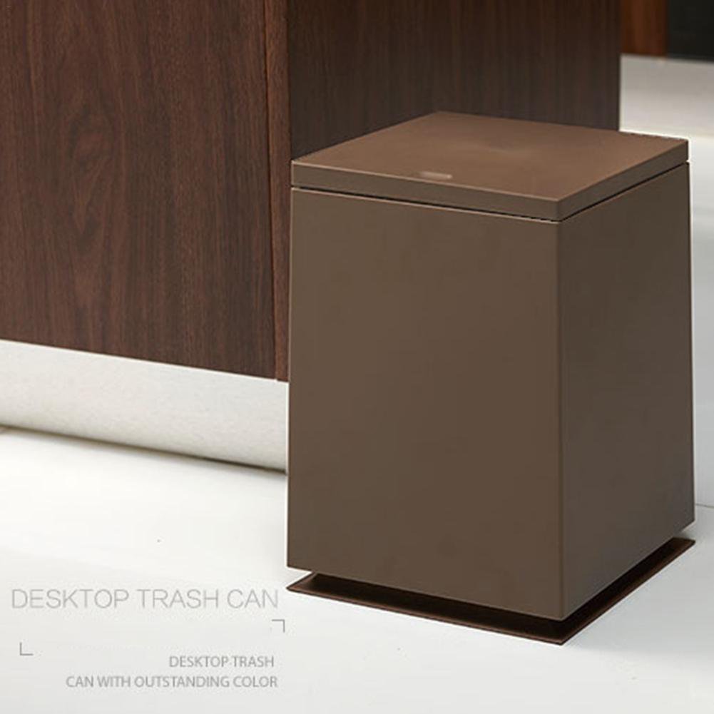 Comaie Square Trash Cans Garbage Can With Lid Bathroom Toilet Vessel Storage Bag Plastic 2 In 1 Walmart Canada