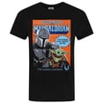 thumbnail image 1 of Star Wars - Camiseta Póster Baby Yoda Hombres (Negro), 1 of 4