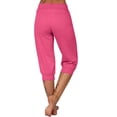thumbnail image 4 of Women's Sweatpants Capri Pants Workout Exercise Cropped Joggers Running Drawstring Lounge Pants Side Pockets Ladies Comfy Plus Size 2026 Trendy Outfits Lightweight Cute Fashion Dressy Clothes, 4 of 7