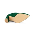 thumbnail image 3 of Unique Bargains Women's Pull on Drawstring Block Heel Ankle Boots Green (Size 10), 3 of 8