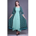 thumbnail image 2 of Bimba Kurtis Indiennes pour Femmes Tenue de Fête Anarkali Kurta Imprimée Évasée Kurti Ethnique, 2 of 6