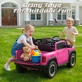 thumbnail image 6 of iYofe Ram 1500 RHO 24V 2 Seater Truck Powered Ride on with Remote Control&Bluetooth, Pink, 6 of 10