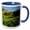 Blue/White, variant on 3drose, Usa, Washington, Mt. Rainier. Summer Wildflowers - Us48 Rdu0215 - Richard Duval, 11oz Mug