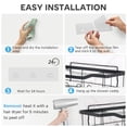 thumbnail image 5 of 14 Pack Shower Caddy Adhesive Replacement,Strong Adhesive Hooks,Waterproof Shower Adhesive Strips,No Drilling,for Bathroom Storage Shelves and Kitchen Racks, 5 of 7