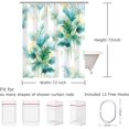 thumbnail image 5 of Leaf Shower Curtain, Plant Shower Curtain, Botanical Shower Curtain, Watercolor Nature Eucalyptus Shower Curtain, Green Leaves Shower Curtains for Bathroom, 72"x72" Inch, 5 of 6