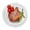 Silver 2, variant on ToppiJoy 50 Pcs Modern Charger Plates Set, 13in Round Plastic Spraying Paint Dinner Plate, for Dinner Wedding Party Table (Silver)