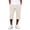 Beige, variant on Men’s Waffle Straight Leg Wide Leg Sports Casual Trousers Seven Quarter Pants