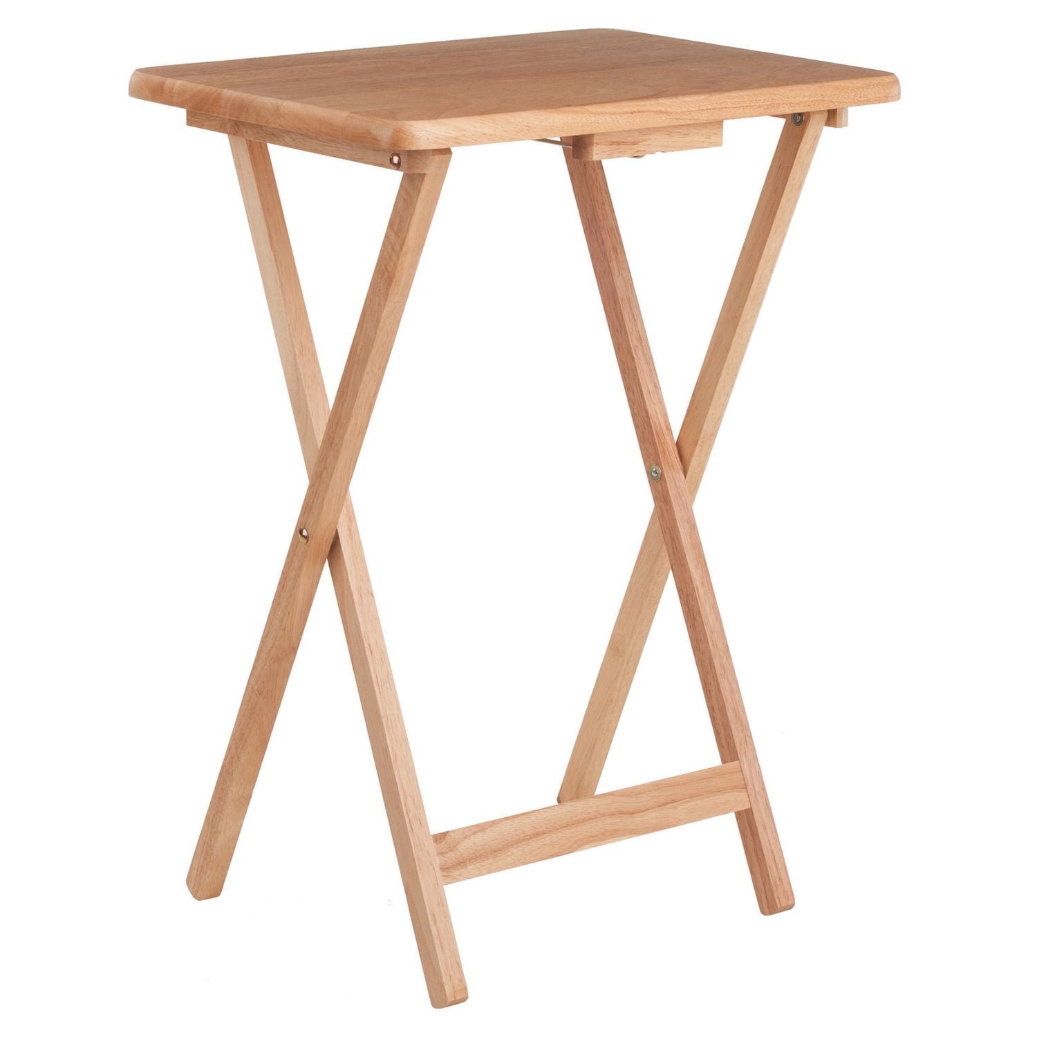 Winsome Alex 2-pc Snack Table Set, Natural Finish