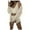 Beige, variant on Women Winter Warm Three Suit Soft Warm Flannel Shorts Pajamas Set Cute Cat Beard Hooded Sleepwear Suit Women's Nightgown
