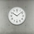 thumbnail image 4 of Seiko 12" Office Classic Numbered Quiet Sweep Wall Clock, Round, Quartz, Analog, QXA014SLH, 4 of 8