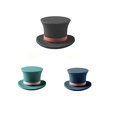 thumbnail image 1 of 3 Pieces Reusable Hat Silicone Wine Saver Plug Decorative Red Wine Stopper, 1 of 7