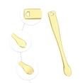 thumbnail image 4 of Unique Bargains 4 Pcs Makeup Spatula Mini Spoon for Facial Cosmetic Face Cream Zinc Alloy 2.36"x0.28" Gold Tone, 4 of 7
