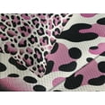 thumbnail image 3 of Ambesonne Pink Quilted Bedspread Set 3 Pcs, Classic Leopard Skin Pattern, Queen Size, Blush Dark Grey Ivory, 3 of 4