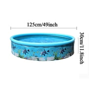 LELINTA Inflatable Pool, Children's Swimming Pool Blow Up Pool for Family Kids Backyard Foldable, Outdoor Lawn Water Toys, Inflatable Swimming Pool Kiddie Pools