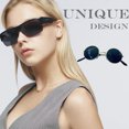 thumbnail image 4 of Minnieouse Gafas de sol de llama Novedad colorida Visión de alta definición Resistente a los golpes Cómodo Duradero Mano de obra fina Gafas Cuidado de ojos Tipo 10, 4 of 6