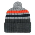 thumbnail image 2 of Men's '47 Gray Detroit Tigers Stack Cuffed Knit Hat with Pom, 2 of 2