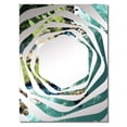 thumbnail image 2 of Designart "Bird's Eye View of a Tropical Island I" Coastal Beach Oversized Wall Mirror - Coastal Beach Bathroom Decorative Wall Mirror - Multiple Color Options, 2 of 6