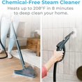 thumbnail image 2 of Cleaner de Vapor de Mano, 1500W Vapor rodante multipropósito para la Limpieza, vaporizador portátil con 6 cepillos, Limpieza Profunda para Pisos, Ventanas, hornos, vehículos, 2 of 5