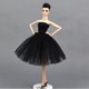 thumbnail image 3 of Conjunto de vestido de ballet de muñeca Elegante de Ballet Negro Sin Tirantes para Muñeca 1/6 DOD AOD Magideal Conjunto de vestido de ballet de muñeca, 3 of 7