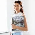 thumbnail image 6 of FORMRS 3 Ring Binder with Pockets 1.5" D-Rings Clip Board 200 Sheets Capacity, River and Mountains, 6 of 8