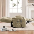 thumbnail image 2 of Oversized Power Lift Recliner Chair for Adults with Massage and Heat, Infinite Position Lay Flat Lift Chair for Elderly/Seniors, One-Touch Reset, USB&Type-C, Cup Holders, Lumbar Pillow, Oatmeal, 2 of 11