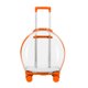 thumbnail image 1 of Transportín portátil con ruedas, bolsa de burbujas para mascotas y gatos, bolso impermeable, para mascotas pequeñas naranja, 1 of 9
