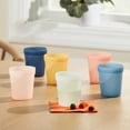 thumbnail image 2 of 8oz 6pk Plastic Solid Kids' Tumblers - Pillowfort: Stackable, Dishwasher & Microwave Safe, Ages 3+, 2 of 5