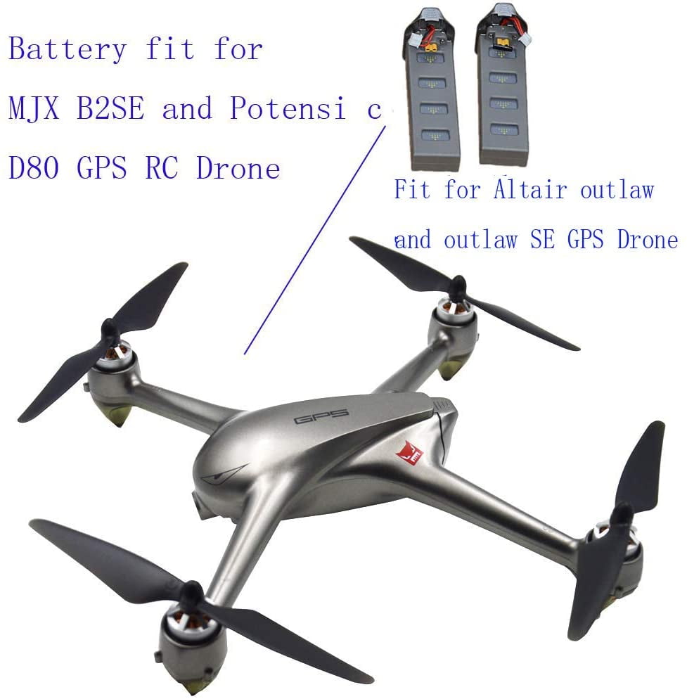 3 Battery MJX B2SE GPS RC Drone W/Camera 1080P 5G Wifi FPV Brushless Quadcopter 