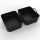 thumbnail image 4 of Freidora Aire Olla Silicona Bandeja para Horno Segura para Alimentos para Ninja AF500 (2X5.2L 1PC), 4 of 9