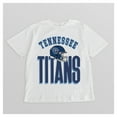 thumbnail image 4 of Women's Gameday Couture  White Tennessee Titans Oversized Classic Fierce Focus T-Shirt, 4 of 4