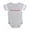 Heather Gray, variant on CafePress - W Virginia Rbw Txt - Cute Infant Baby Football Bodysuit