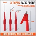 thumbnail image 3 of Kit de pines de sonda trasera HORUSDY para pruebas con multímetros, 3 of 8