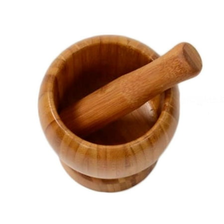 

Mortar and Pestle Wooden Spices and Herbs Garlic Mortar and Pestle Set Multifunctional Garlic can