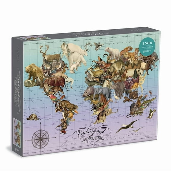Wendy Gold Endangered Species 1500 Piece Puzzle (Jigsaw)