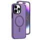 thumbnail image 2 of Funda TEKKU Matte Color para iPhone 15 PRO Trans Violeta compatible con MagSafe, 2 of 5