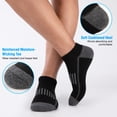 thumbnail image 5 of ARWSER Mens 12 Pairs Ankle Socks, Cushioned Breathable Athletic Low Cut Sports Running Socks for Outdoor Daily Wear, 5 of 8