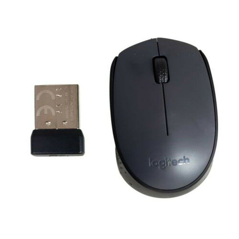Logitech M170 Advanced Optical Mouse 2.4GHZ Wireless PC MAC w/ USB Receiver - Walmart.com