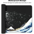 thumbnail image 6 of Extended Large Mouse Pad, XXL Gaming Mousepad 31.5 x 15.7 Inch, Big Computer Keyboard Desk Pad, Waterproof Mouse Mat with Stitched Edges and Non-Slip Base for Office Gaming, Sea Waves, 6 of 6