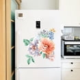 thumbnail image 2 of Lefu Romantic Flowers Wall Sticker for Bathroom Toilet Seats Fridge Cupboard Decal, 2 of 9