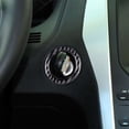thumbnail image 4 of Real Bright Soft Car Interior Carbon Fiber Sticker DecorationFor 2011-14 Ford Explorer Carbon Fiber Interior Ignition Switch Frame CoverAuto Car Protection Interior Accessories, 4 of 8