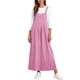 thumbnail image 1 of Trajes Cómodos para las Mujeres Lino de Ajuste Suelto Vestido de Playa con Correa de Espagueti de Línea a con Bolsillos para las Vacaciones, 1 of 8